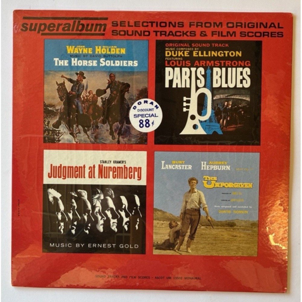Mint Set Of 5 Vinyl LP Soundtracks Film Scores Sealed (L15)